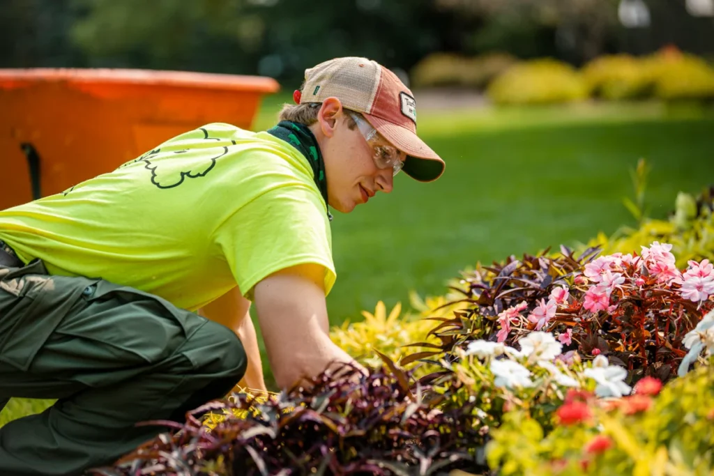 where do garden care employees work at
